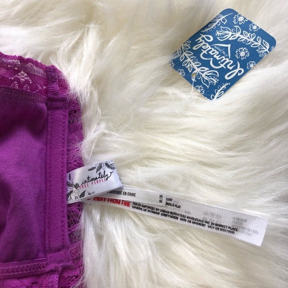 Free People Lace Bandeau Neon Orchid - Picture 5 of 6